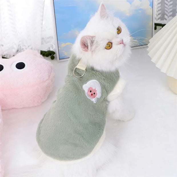 Weiche Fleece Katze Kleidung