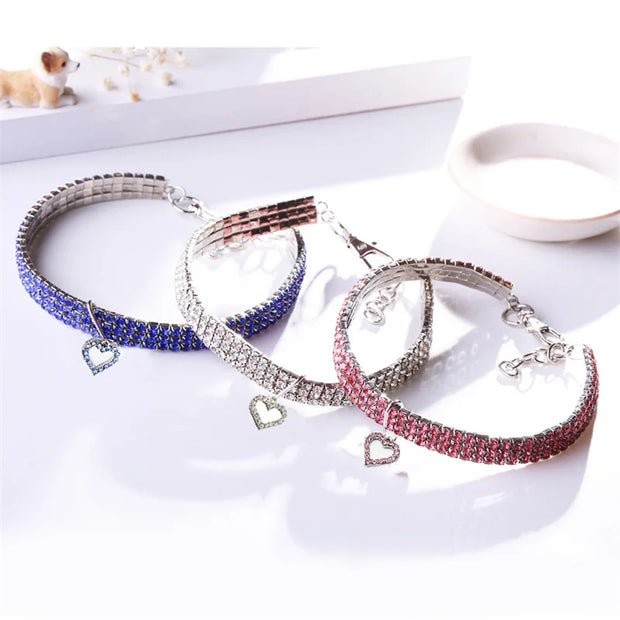 Bling Bling Kristall Hundehalsband